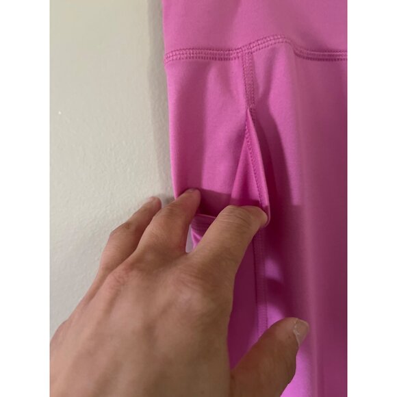 Athletic Works Girls XXLarge Pink Purple Colorblock Activewear Pants Pockets - Picture 2 of 5